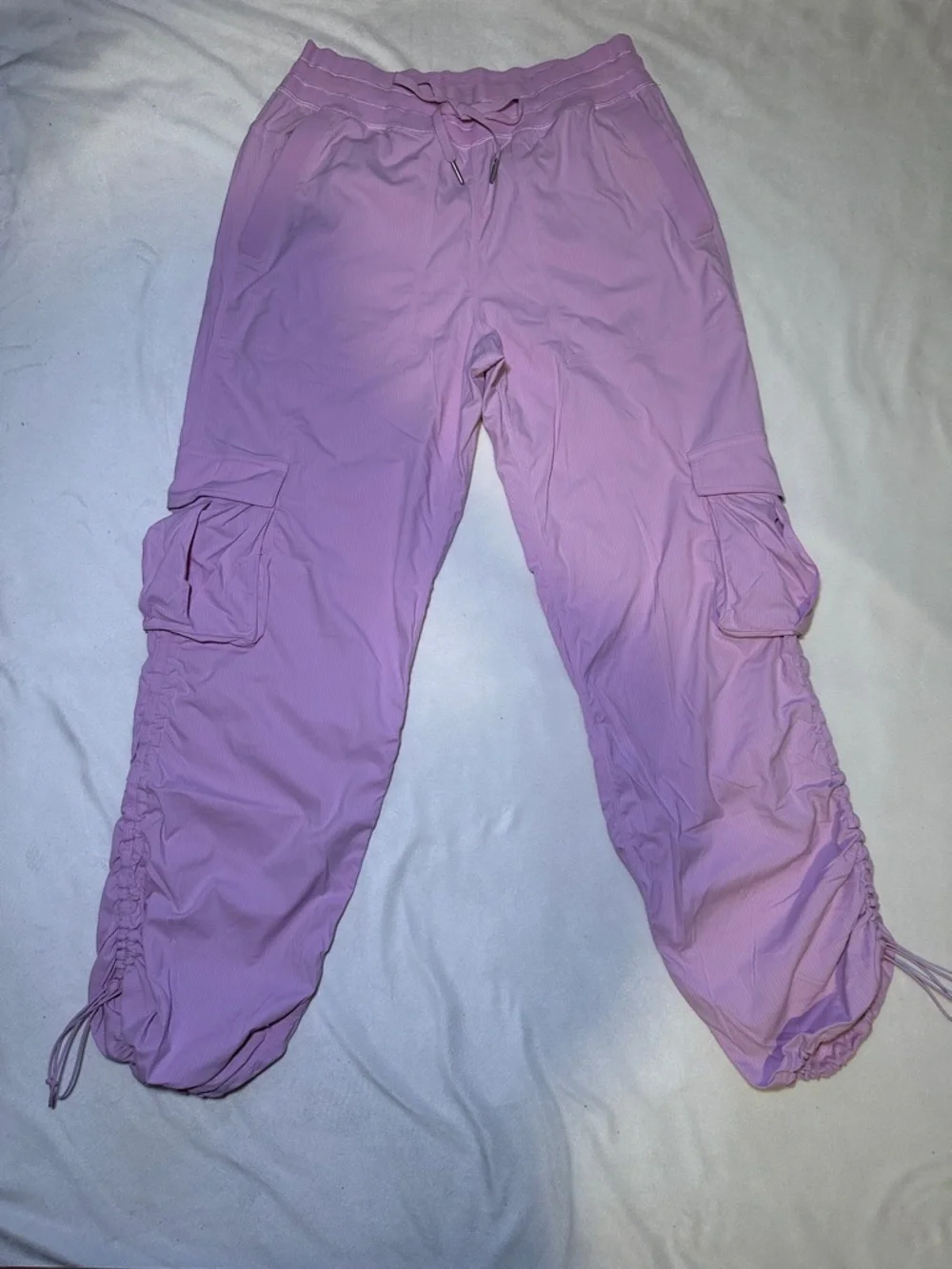 Lululemon Athletica Pink Dance Studio Relaxed-Fit Mid-Rise Cargo Pants Size M - Picture 3 of 15
